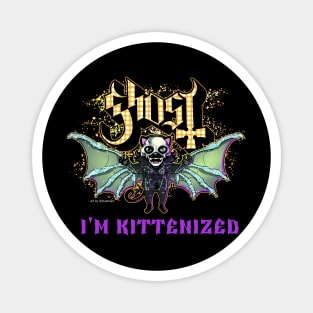 Ghost Kittenized Skeleta Magnet